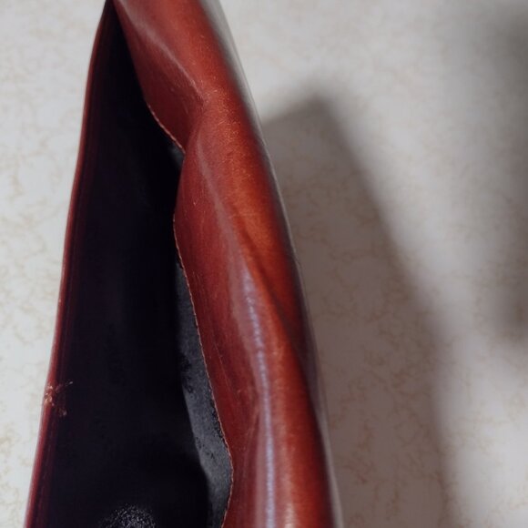 Rare Bosca Leather Cordovan Clutch, Made in Italy - Picture 6 of 15